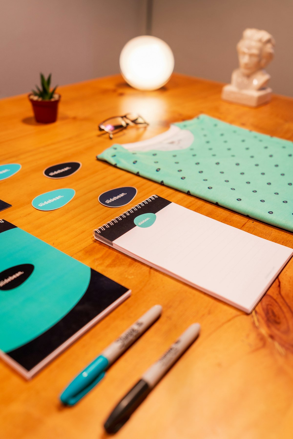 Brand identity design materials