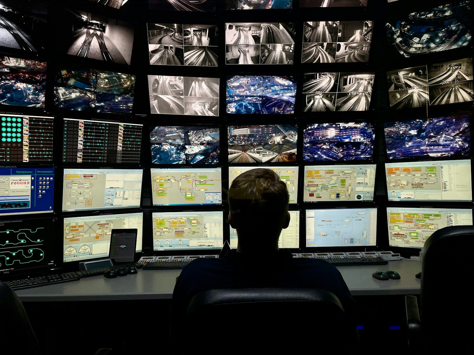 Logistics operations control screens